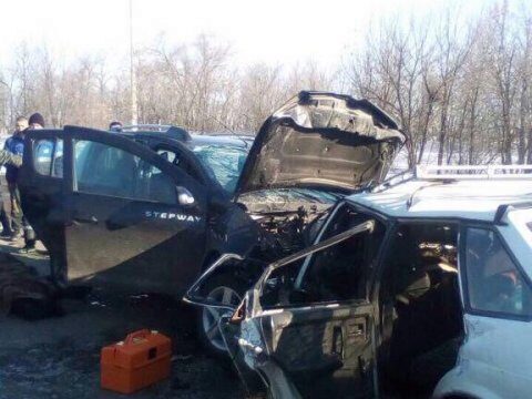 ГИБДД об аварии под Марксом: Водитель Renault Sandero выехал на встречную полосу
