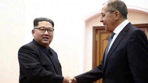 Сергей Лавров провел официальную встречу с лидером Северной Кореи