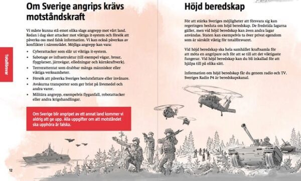 В Швеции рассылают брошюры с инструкциями на случай войны