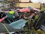 В Польше во дворе дома рухнул вертолет: 2 погибших