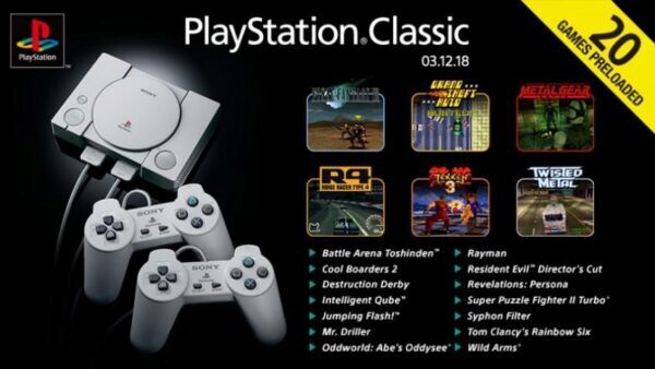 Sony представила полный список игр для PlayStation Classic