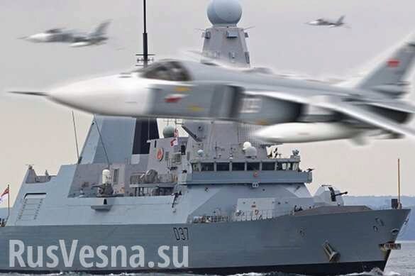Британский шок: 17 самолётов ВКС РФ «атаковали» новейший эсминец «Дункан», — Daily Star (ФОТО, ВИДЕО)
