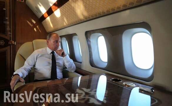 Чем занят Путин во время долгих перелётов?