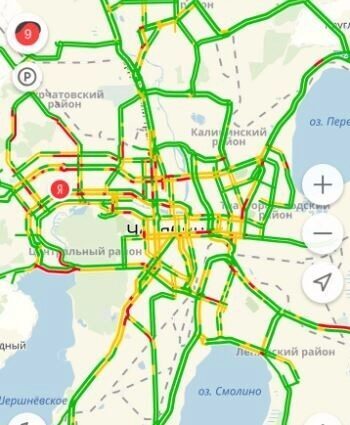 Десятибалльные пробки парализовали Челябинск