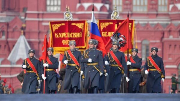 На Красной площади в Москве прошел военный парад