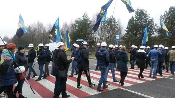 На Украине «шахтерский бунт»: горняки перекрыли международную трассу