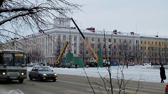 Новогодний городок на площади Ленина в Кургане будет охранять полиция