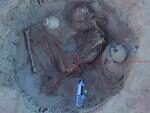 В Египте при раскопках внутри умершей египтянки нашли скелет младенца