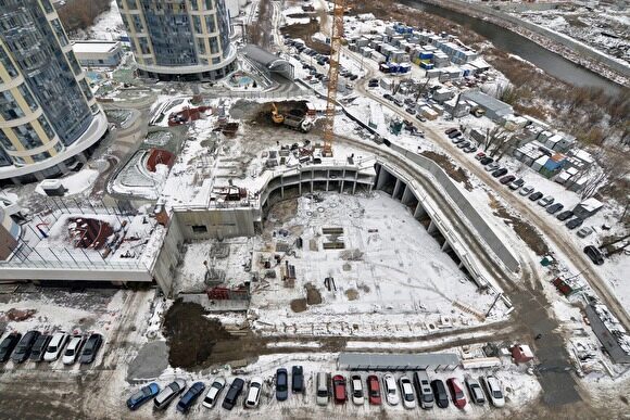 В Екатеринбурге начали строить новый жилой небоскреб