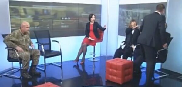 Барна подрался с Левченко в телеэфире