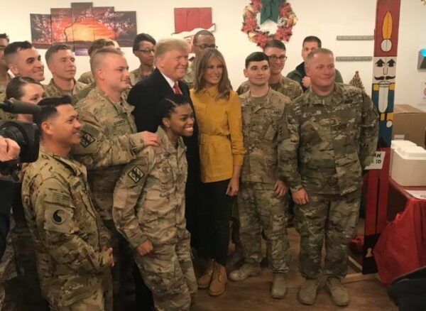 Дональд Трамп побывал с визитом в Ираке