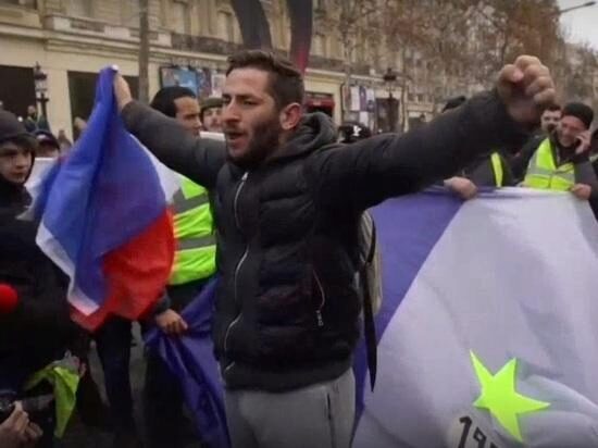В МВД Франции сообщили о рекордном числе задержанных в Париже в ходе акций протеста