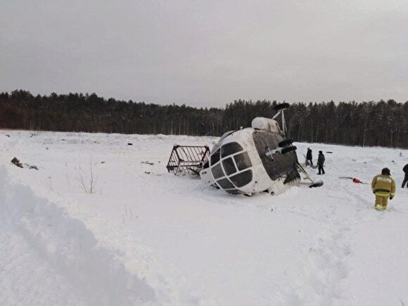 Вертолет, который совершил жесткую посадку в Томской области, был поврежден на Ямале