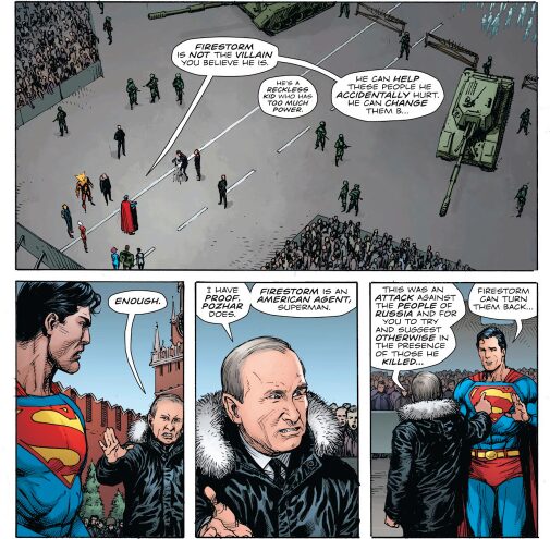 Владимир Путин повздорил с Суперменом на Красной площади — необычная новость