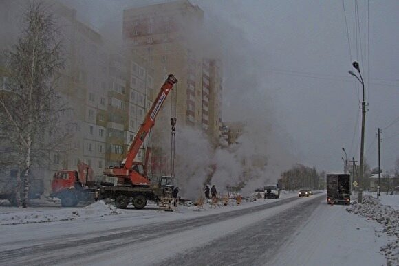 В Тобольске в мороз без тепла остались 10 тыс. человек