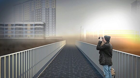 «Атомстройкомплекс» показал обновленный проект пешеходного моста через Исеть