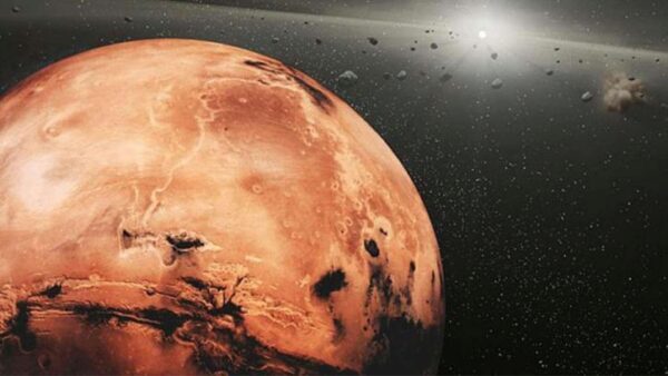 На Марсе обнаружена загадочная черная субстанция, бьющая фонтаном из недр