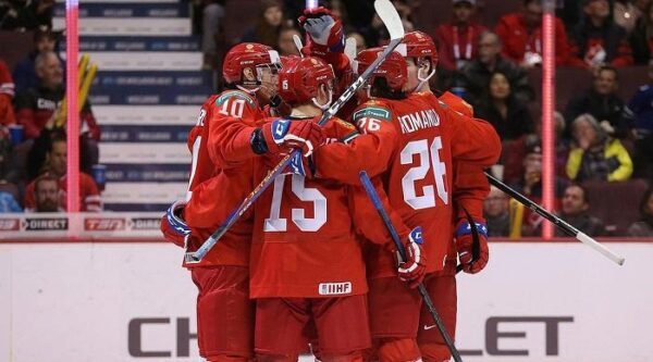 Российская молодежная сборная с разгромным счетом победила сборную Словакии на ЧМ по хоккею