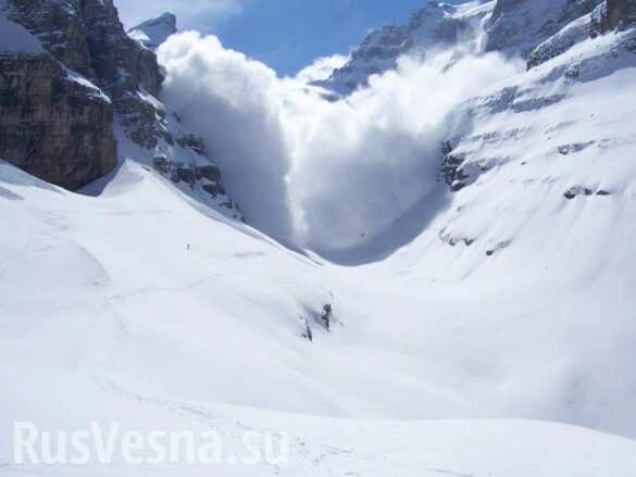 Туристы погибли под лавиной в горах Сочи