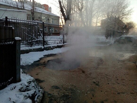 В Челябинске из-за прорыва трубы 149 домов и 16 детсадов остались без тепла
