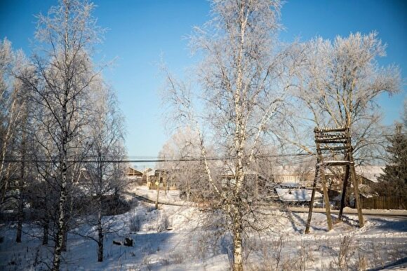 В Свердловской области ожидается похолодание до минус 35 градусов