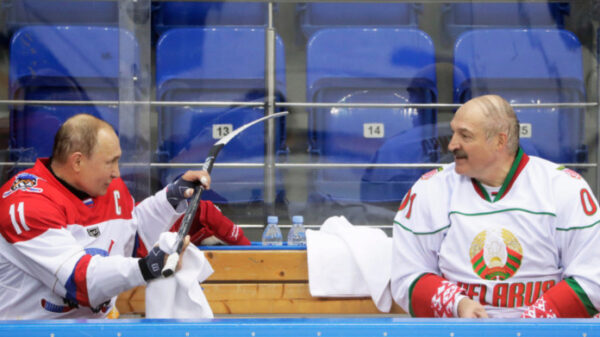 Хоккейная команда Путина и Лукашенко выиграла со счетом 16:1