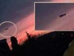Над Великобританией пролетел гигантский НЛО в виде патрона