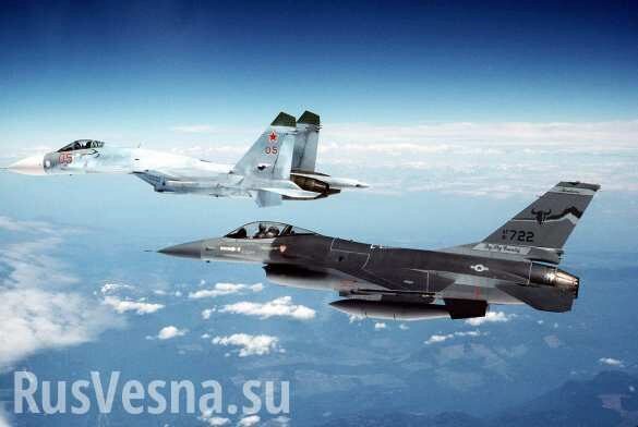 Стало известно, почему Су-27 жёстко отогнал F-15 от правительственного борта (ВИДЕО)