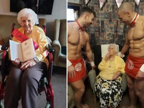 Старушка из дома престарелых отпраздновала 100-летний юбилей в компании стриптизеров