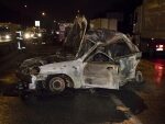 В Киеве после ДТП в такси заживо сгорела пассажирка