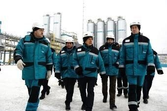 Глава Татарстана Рустам Минниханов приехал на стройплощадку «ЗапСибНефтехима» в Тобольске