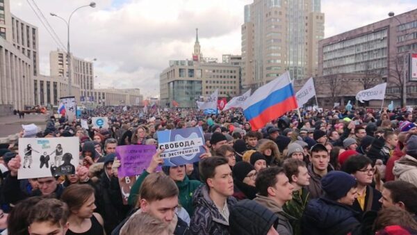 Карта протестной активности Москвы и Московской области 8-15 марта