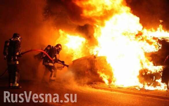 На предприятии военно-промышленного комплекса под Киевом вспыхнул сильный пожар (ВИДЕО)