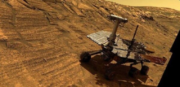 NASA показала последние фото, снятые марсоходом Opportunity