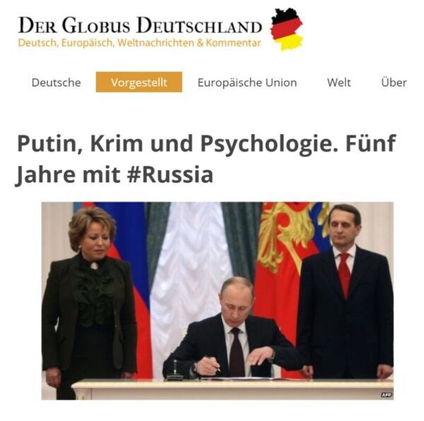 Так называемая «аннексия» оказалась ренессансом для Крыма - Der Globus Deutschland
