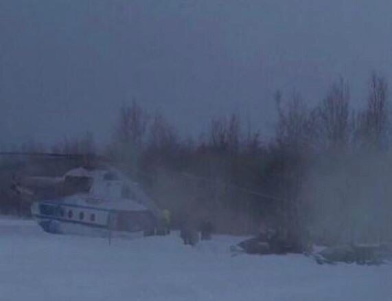 Вертолет Ми-8 совершил жесткую посадку на Ямале