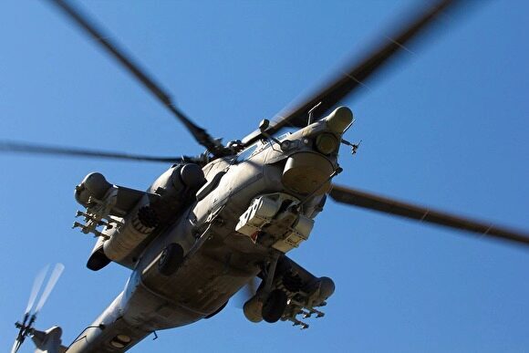 В Казахстане разбился военный вертолет
