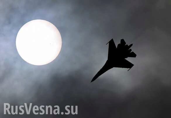 Боевики сняли атаки Су-35 и Су-24 в зоне «Идлиб» (ВИДЕО)