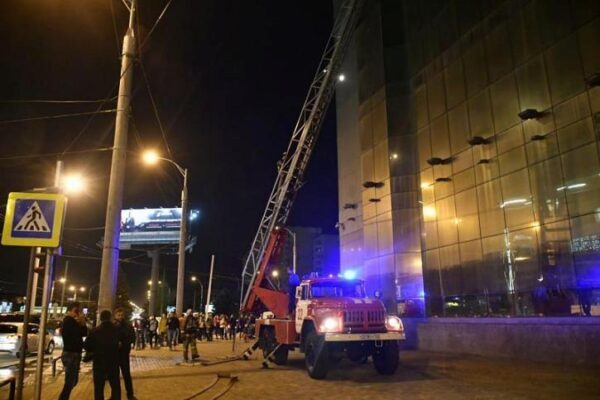 В Краснодаре в ТРЦ «Европа» произошел пожар