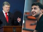 Владимир Зеленский значительно «обошел» Петра Порошенко в первом туре