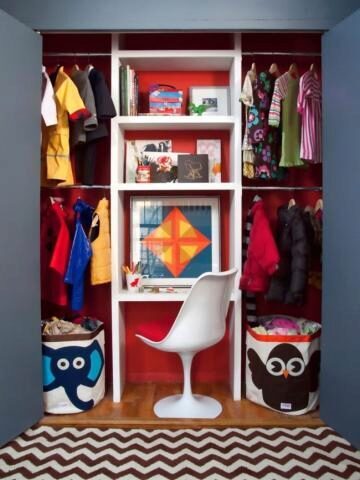 Как поддерживать порядок в детской комнате: идеи для систем хранения детских вещей