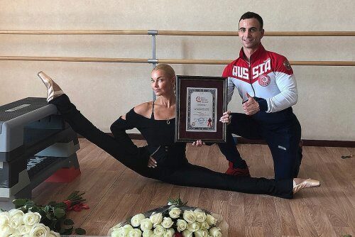 Коронный шпагат Волочковой попал в Книгу рекордов России