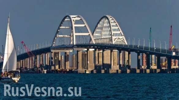 Ж/д часть Крымского моста откроют раньше срока