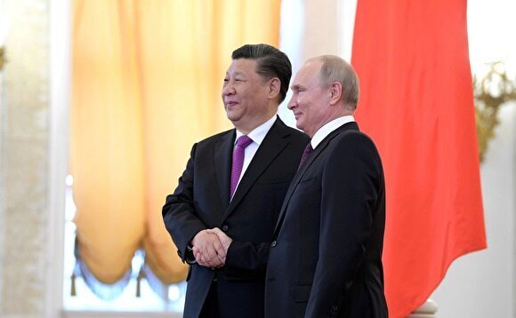 Путин встретился в председателем Китайской Народной Республики Си Цзиньпином
