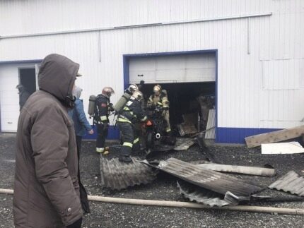 В Салехарде снова горели гаражи в кооперативе «Лагуна»