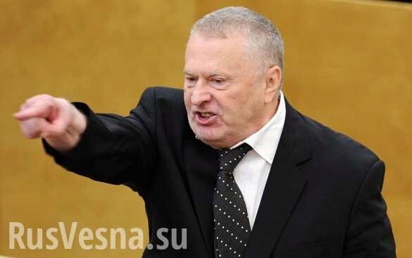 Жириновский в знак протеста покинул заседание Госдумы (ВИДЕО)