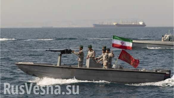 Кадры захвата британского танкера иранской спецгруппой (ВИДЕО)