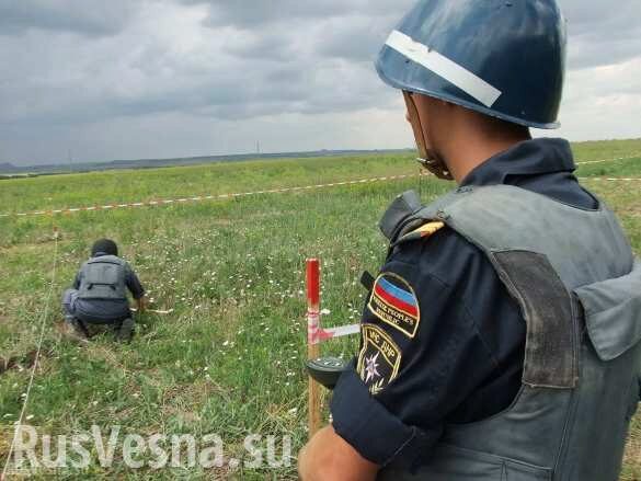 Сапёры МЧС ДНР «лечат» израненный снарядами Донбасс — озвучены страшные цифры