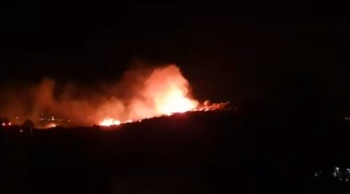 В сети появилось видео с места взрыва на территории Кипра неопознанного летающего объекта