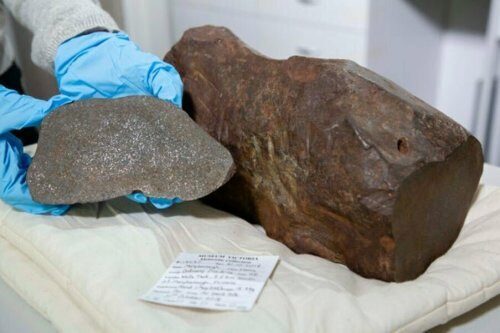 «Золотой» метеорит из парка Мериборо продолжает хранить тайны: Учёные пытаются их разгадать